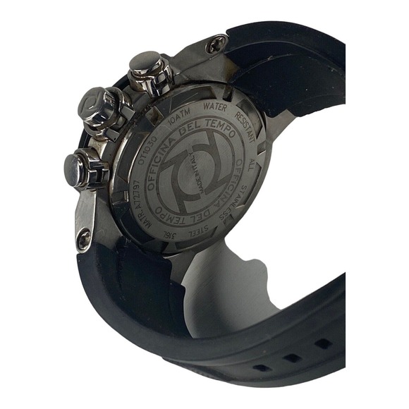 Officina Del Tempo Power Black Dial Chronograph Watch OT1030/10N - Picture 3 of 5